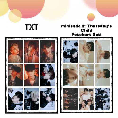 TXT minisode 2: Thursday's Child Fotokart Seti